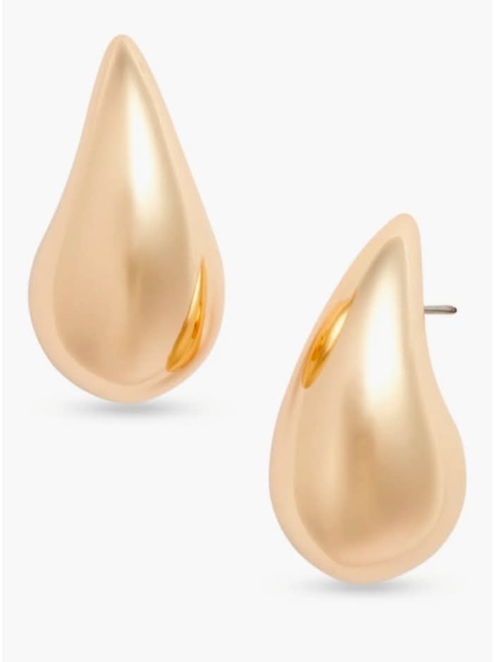 NWOT Open Edit Polished Teardrop Stud Earrings MRSP $30